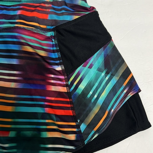 Athleta Laser Beam Bustle Skort Multicolor Size Small - Picture 2 of 9
